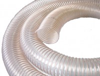 Ventilation flexible polyurethane hoses resistant to elevated temperature up to 104°C