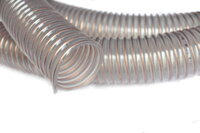 Industrial spiral PVC hoses for chemical solid materials, liquids and chemical fumes