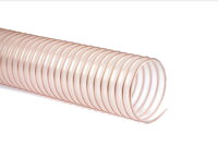 Industrial PVC hoses for transport of chemical solid materials, liquids and chemical fumes