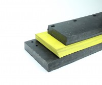 PU and rubber blades for snow plows